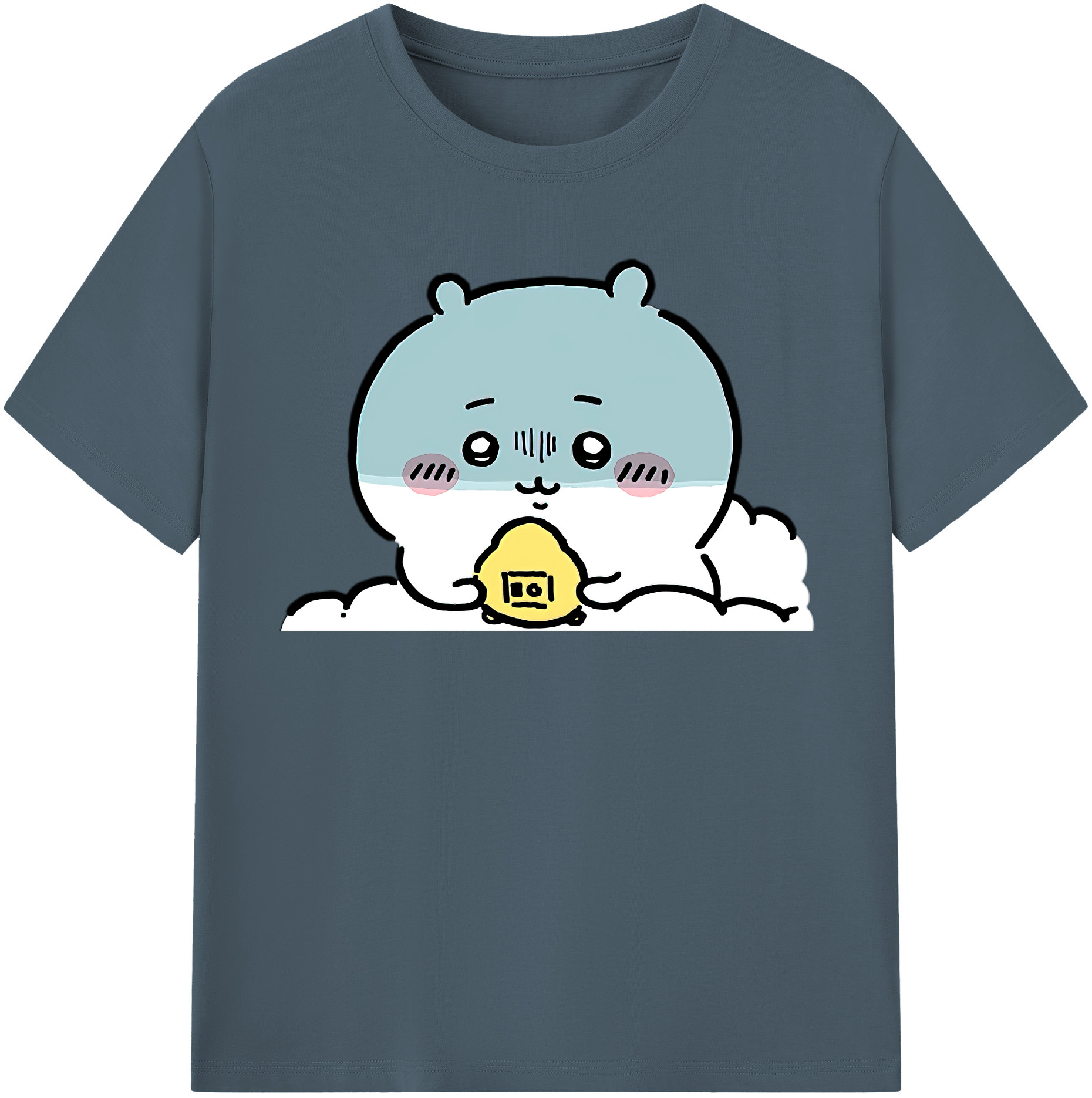 （画像用） ちいかわ ちいかわ Chii-kawa chiikawa 綿100％半袖Tシャツ（フロントプリント）